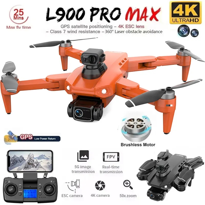 Drone Photogrammetry - L900 Pro MAX GPS-drone 4K Professionele