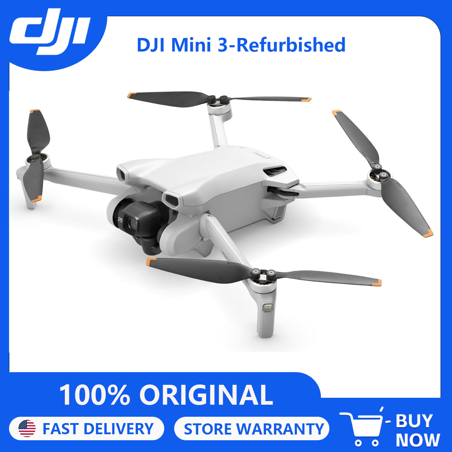 Drone Video Production - Refurbished DJI Mini 3 drones met