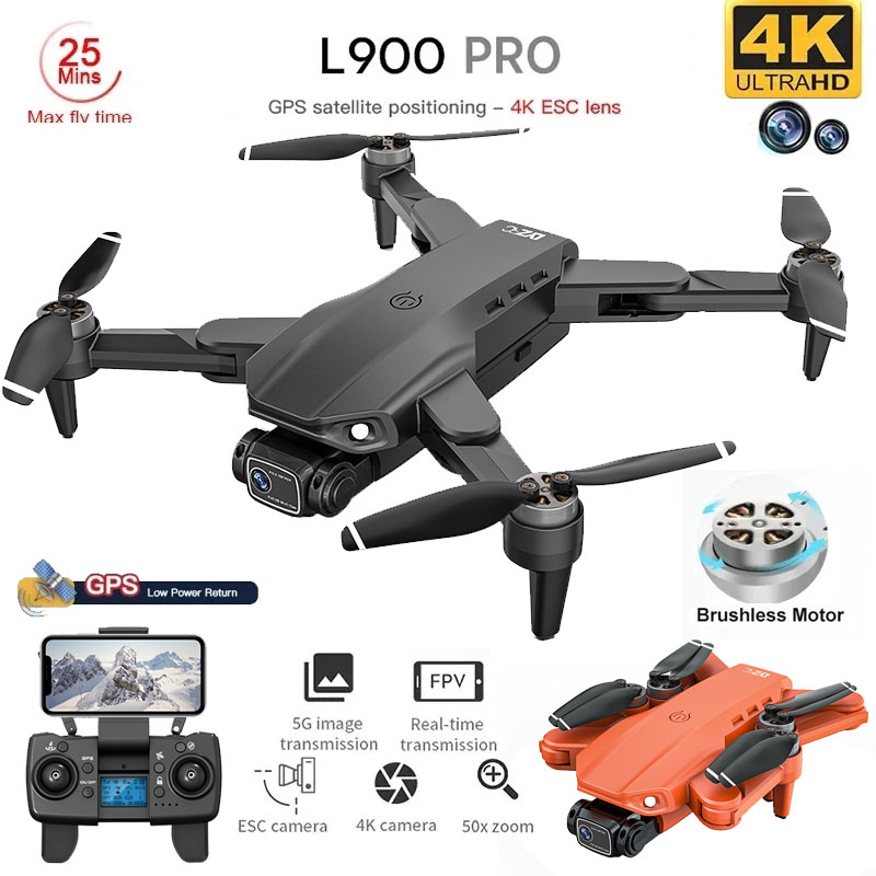 Drone Photogrammetry - L900 Pro Gps Drone 4K Professionele