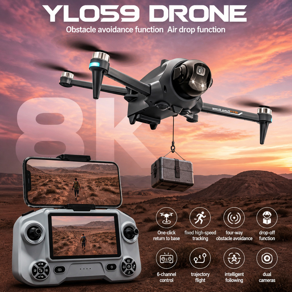 Drone Multispectral - Potensic Drone GPS Automatische Terugkeer Obstakelvermijding