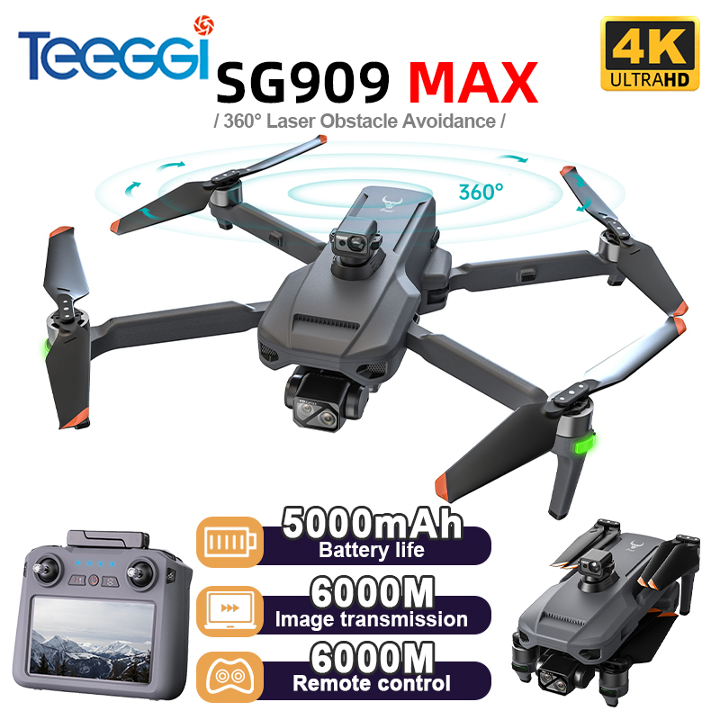 Drone Thermal Imaging - Teeggi SG909 MAX GPS-drone met 4K-camera