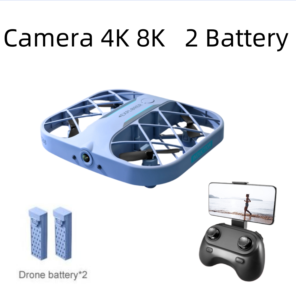 Drone Aerial Photography - JJRC H107 FPV RC Drone met