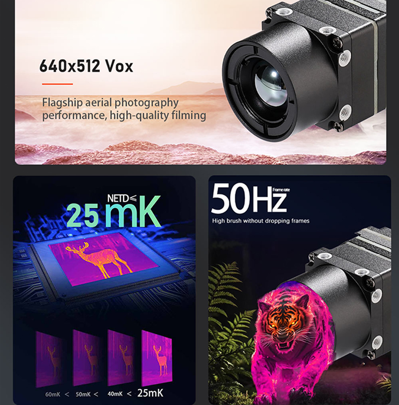 Drone Thermal Imaging - Nieuwe aanwinst 640x512 FPV drone thermische