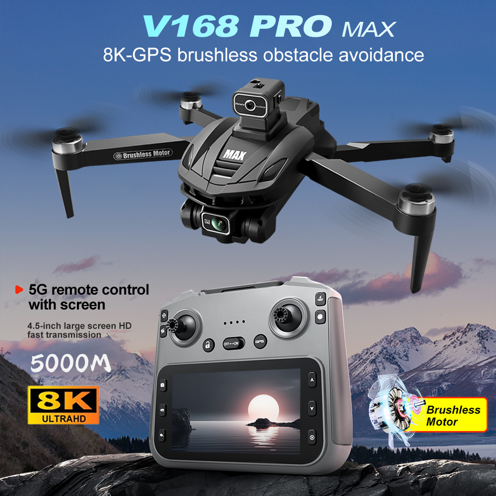 V168 PRO Max GPS Drone 8K Prof - Drone Aerial Photography recensie en prijs