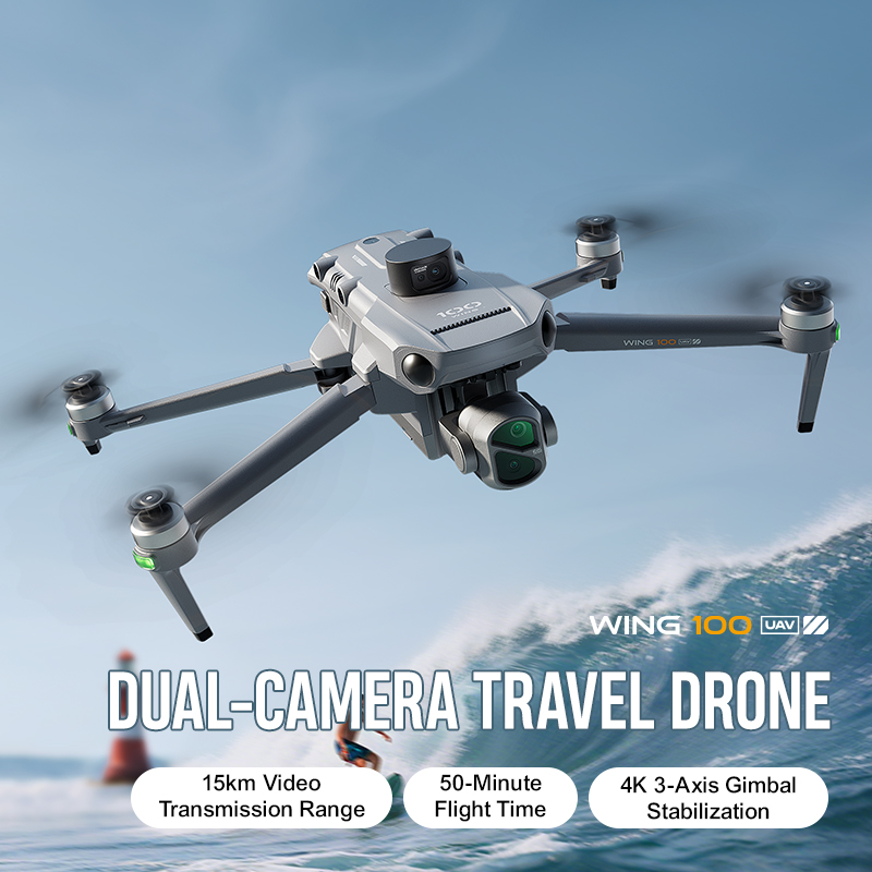 2026 Wing 100 GPS Drone 3-assi - Drone Thermal Imaging recensie en prijs