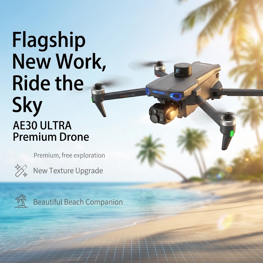 NIEUWE AE30 Ultra GPS Drone 4K - Drone Multispectral recensie en prijs